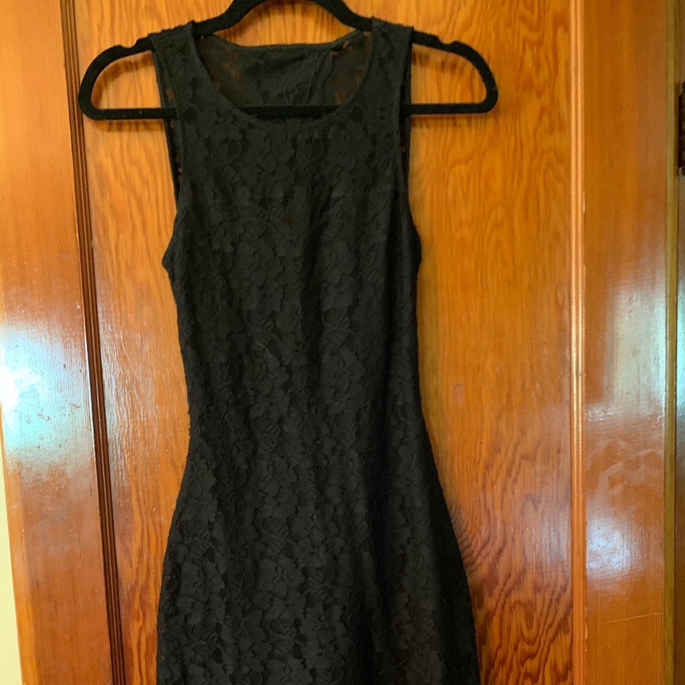 Black lace dress - Express